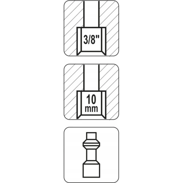 Ніпель GW Yato 3/8