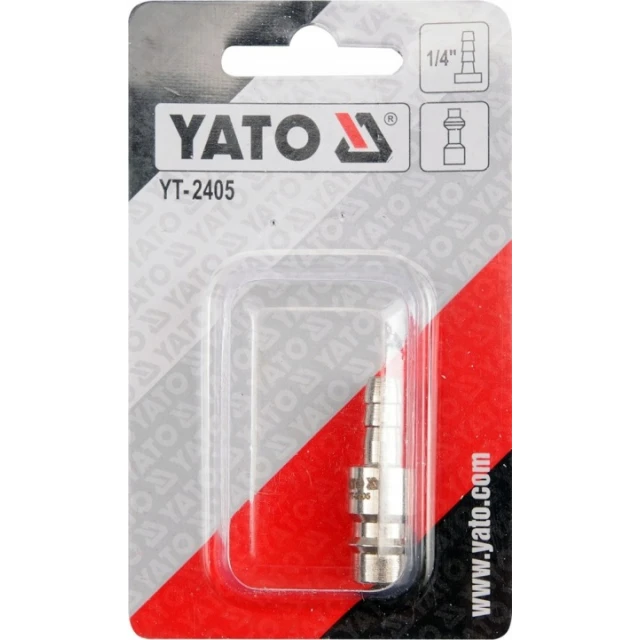 Ніпель для шланга Yato 6 мм оцинкований (YT-2405)