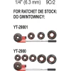 Головка запасная к нарезному пристрою ручному Yato 3/8
