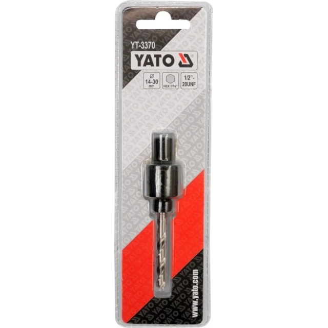 Держатель коронок Ø макс Yato 30 мм HEX 11 мм (YT-3370)
