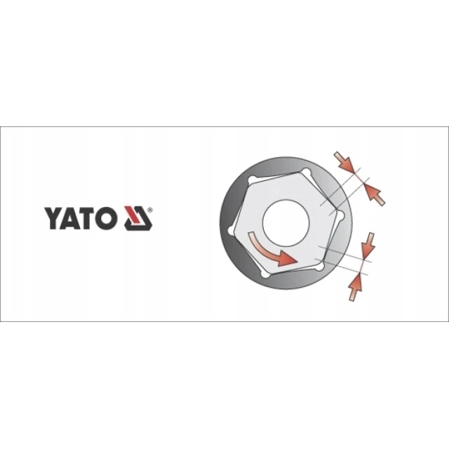 Головка Yato 3/8