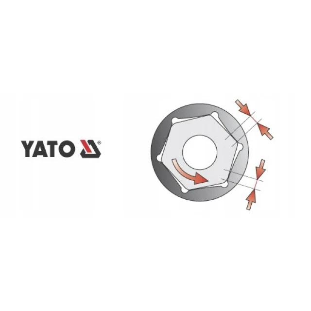 Головка Yato 3/8