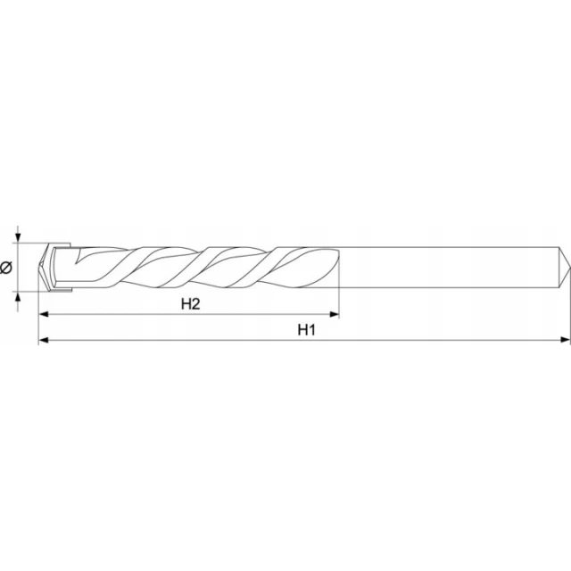 Свердло для бетону Yato 16x180 мм (YT-4385)
