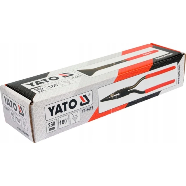 Кліщі для гибання листового металу Yato 280 мм прямі 60 мм (YT-5415)