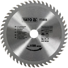 Диск пиляльний Yato 160x20 мм 48 зубів (YT-6058)