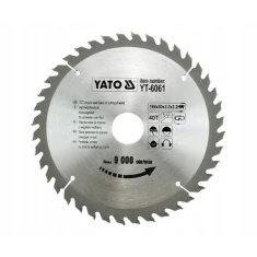 Диск пиляльний Yato 184х30 40 зубів з напайками (YT-6061)