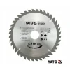 Диск пиляльний Yato 184х30 40 зубів з напайками (YT-6061)