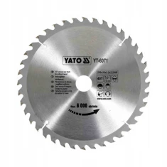 Диск пиляльний Yato 250x40z x30 з твердосплавними зубцями (YT-6071)