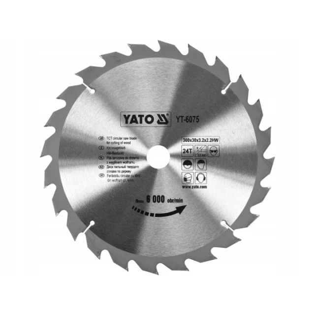 Диск пильний Yato 300x24z x30 (YT-6075)