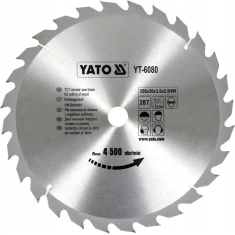 Диск пиляльний Yato 350x28z x30 мм з видіями (YT-6080)