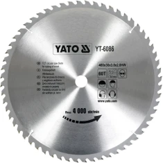 Диск пиляючий Yato 400x60z x30 з вольфрамом (YT-6086)