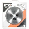 Диск пиляльний для алюмінію Yato 210x72z x30 (YT-6093)