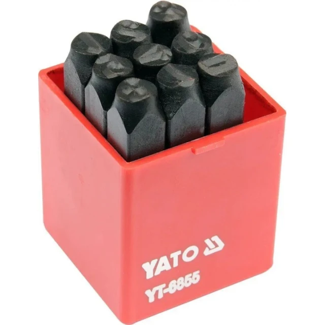 Комплект цифрових міток Yato 8 мм (YT-6855)