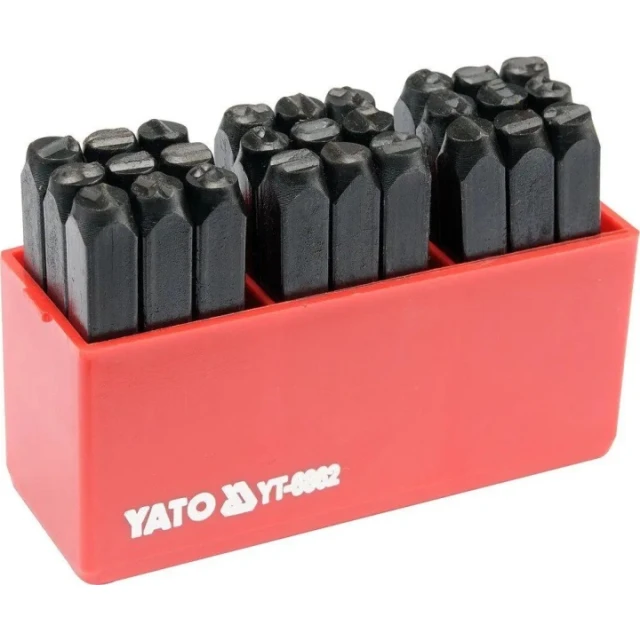 Комплект літерних міток Yato 6 мм (YT-6862)