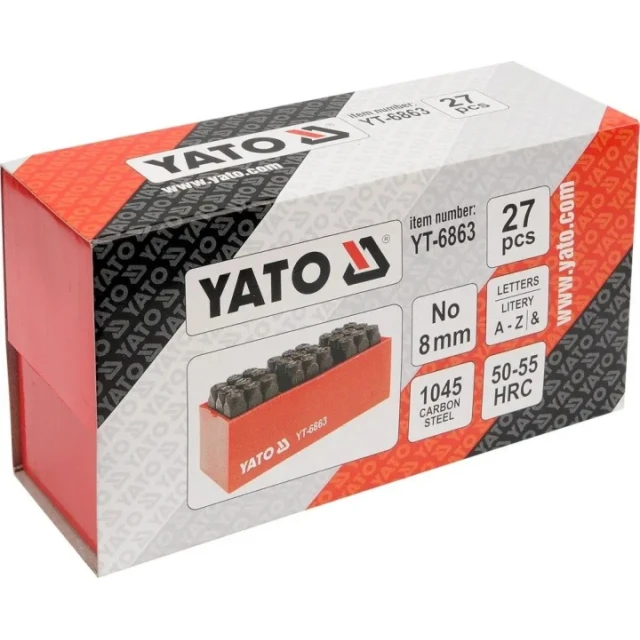 Набор маркеров литерных Yato 8 мм (YT-6863)
