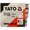 Скоби Yato 14 мм тип G (1000 шт) 10,6х0,52х1,2 (YT-7026)