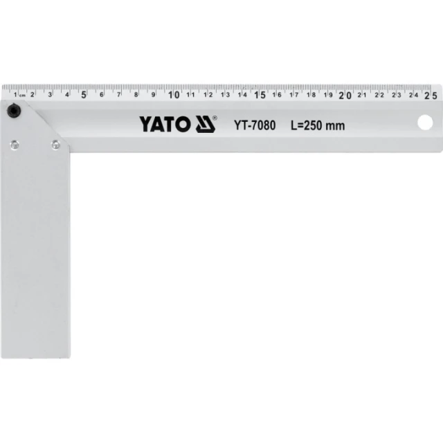 Кутник алюмінієвий Yato 250 мм (YT-7080)