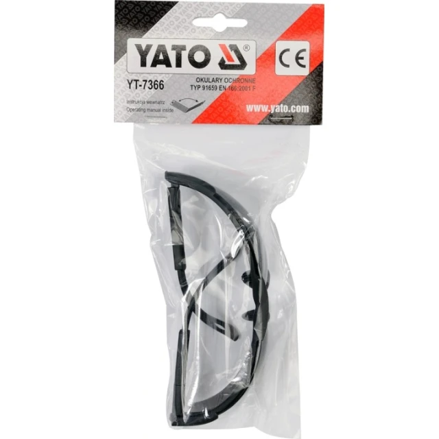 Очки защитные тип Yato 91659 серые (YT-7366)