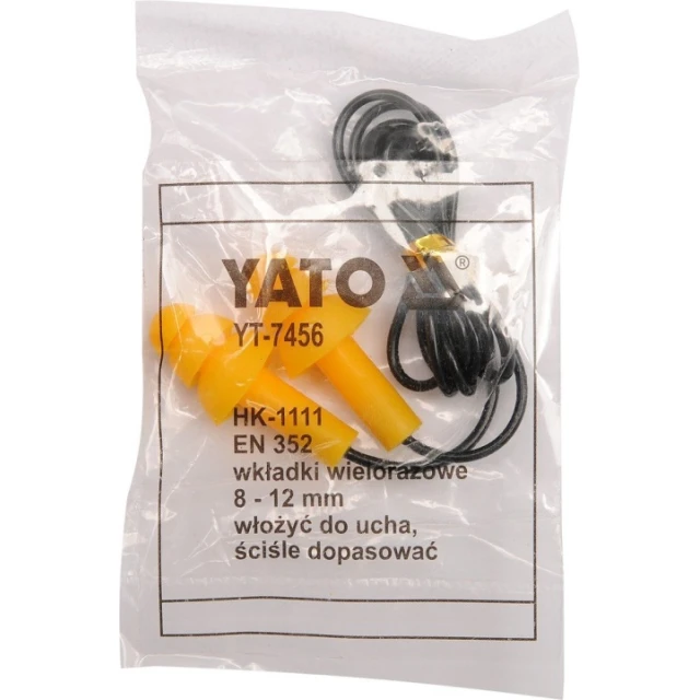 Вушні штопори силіконові Yato 22 дБ 50 пар (YT-7456)