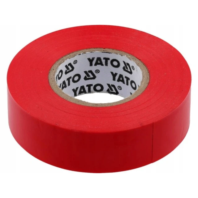 Стрічка ізоляційна Yato 19 мм x 20 м Red (YT-8166)
