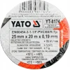 Стрічка ізоляційна Yato 25 мм x 20 м Black (YT-8174)