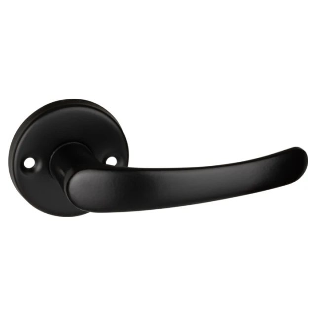Ручка IMET дверна розділена лакована GAMAR WL Black (5906150390075)