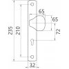 Ручка IMET 72WB U+U White DIANA MG (55149)