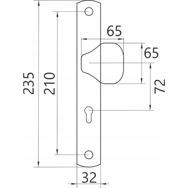 Ручка IMET 72WB U+U White DIANA MG (55149)