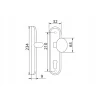 Кронштейн DIANA MG IMET 92WB U+U White (55152)
