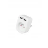 Розгалужувач PLASTROL 1 розетка з USB (W-01146)
