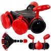 Розетка потрійна з заземленням PLASTROL IP54 з кришкою кабельного входу (W-01156)