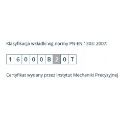Циліндр замка з ручкою Gerda WKE1 28/43 Nickel (0WKE1G02843.90030P)