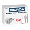 Циліндр замка верхній Gerda T-1 нікель (0WRE1000000.98030P)