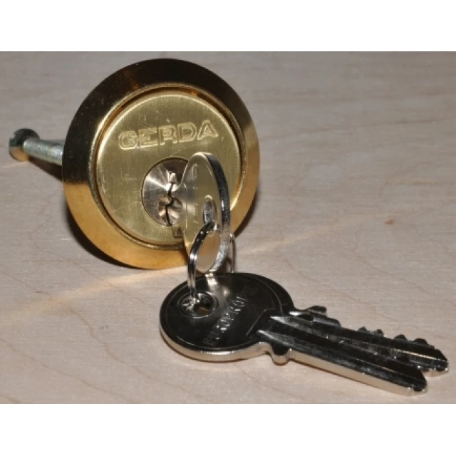 Циліндр замка Gerda T-1 верхній Brass (5906726600959)