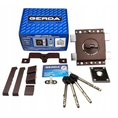 Замок верхній TYTAN ZX Bronze Gerda GT8 кл.85mm L (0ZX0X0L0000.1784AP)