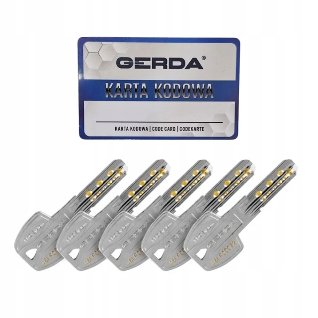 Циліндр замка з ручкою Gerda 35/30 TR нікель матовий PSX+ (0WKP+G03530.9005RP)