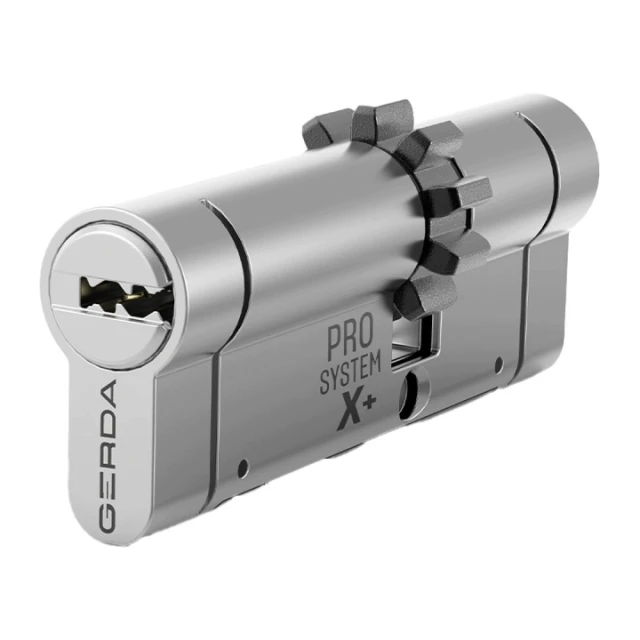 Циліндр замка Gerda 35/35 нікель матовий зубчастий PSX+ (0WKP+Z03535.90050)