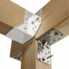 Кутник з прокладкою DOMAX 70x70x55x2,5 мм, упаковка 20 шт (KP4)