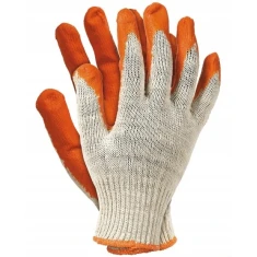 Рукавиці гумові WAMPIRKI-RUP розмір RAWPOL 10 Orange упаковка 10 пар (5907522907778)