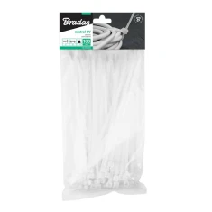 Стяжка пластикова Bradas 810x9,0 мм 100 шт White (TS1190810N)