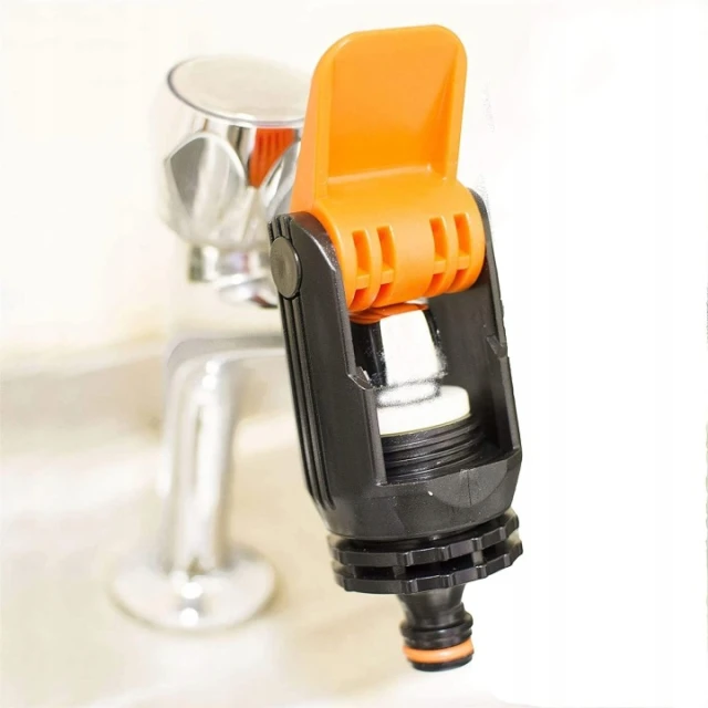 Муфта Bradas крана УНІВЕРСАЛЬНА Black/Orange (ECO-4129)