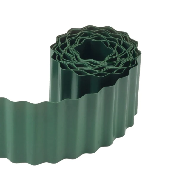 Бордюр газонний хвилястий Bradas 9м x 10см Green (OBFG 0910)