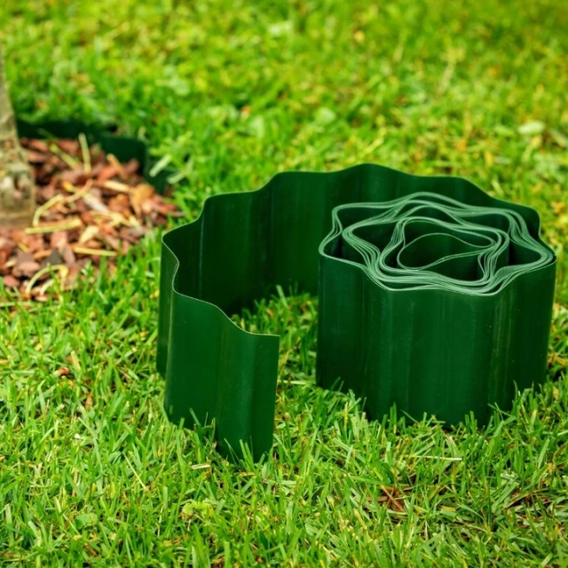 Бордюр газонний хвилястий Bradas 9м x 20см Green (OBFG 0920)