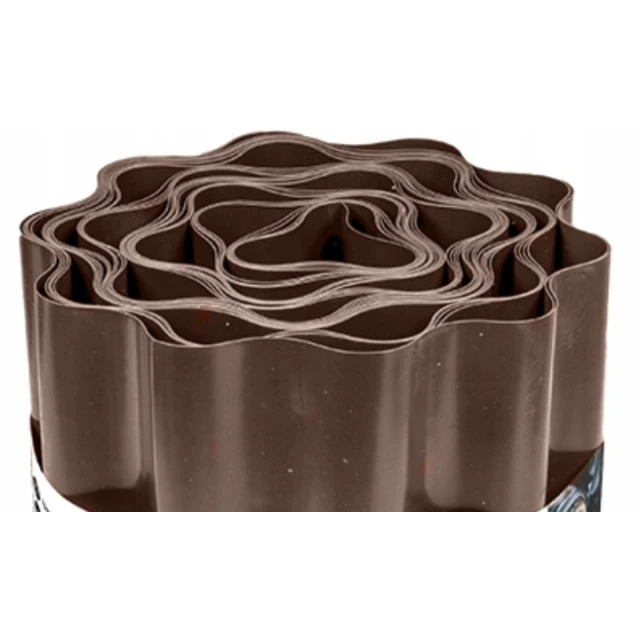 Бордюр газонний хвилястий Bradas 9м x 10см Brown (OBFB 0910)