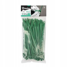 Стяжка пластикова розпинна Bradas 200x4,8 мм 100 шт Green (TS1248200G)