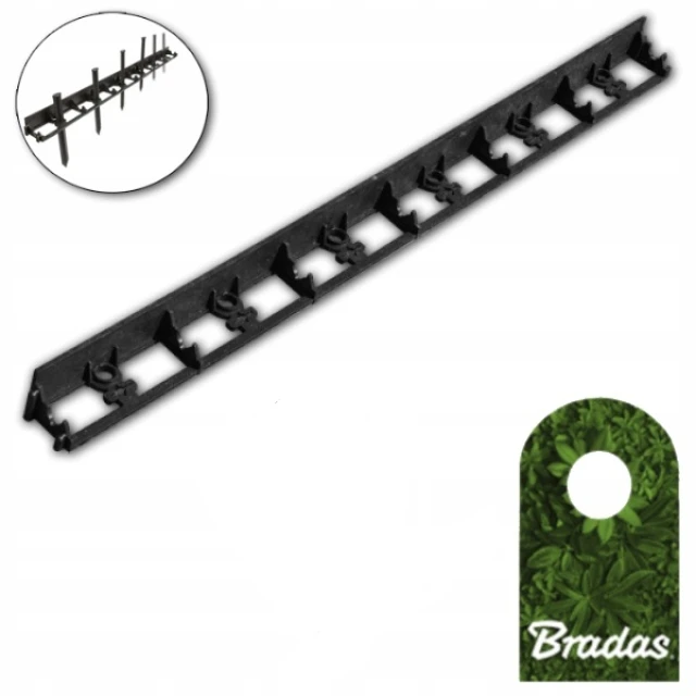 Бордюр садовий RIM-BORD Bradas 58/1000 мм (OBRB55)