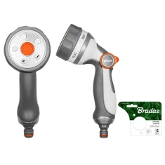 Розпилювач пістолетний Bradas 5-функціональний Smooth Control White (WL-EN55M)