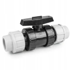 Кульовий кран PE-PE Bradas 25 мм (DSRA16V2525)