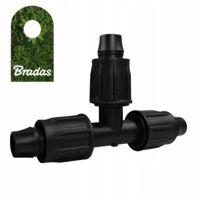 Трійник на шланг Bradas 16 мм QUICK QJ, комплект 25 шт (DSWAQJ-T16)