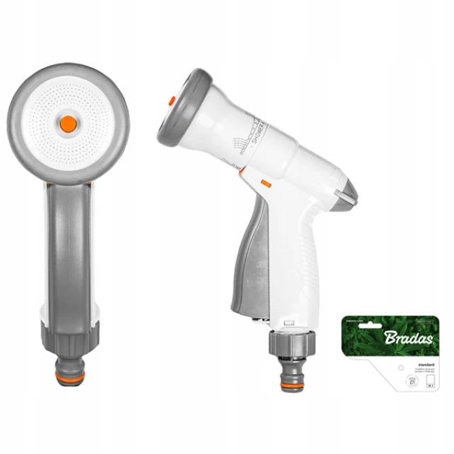 Распылитель Bradas пистолетный многофункциональный Exclusiv White (WL-EN9TK)
